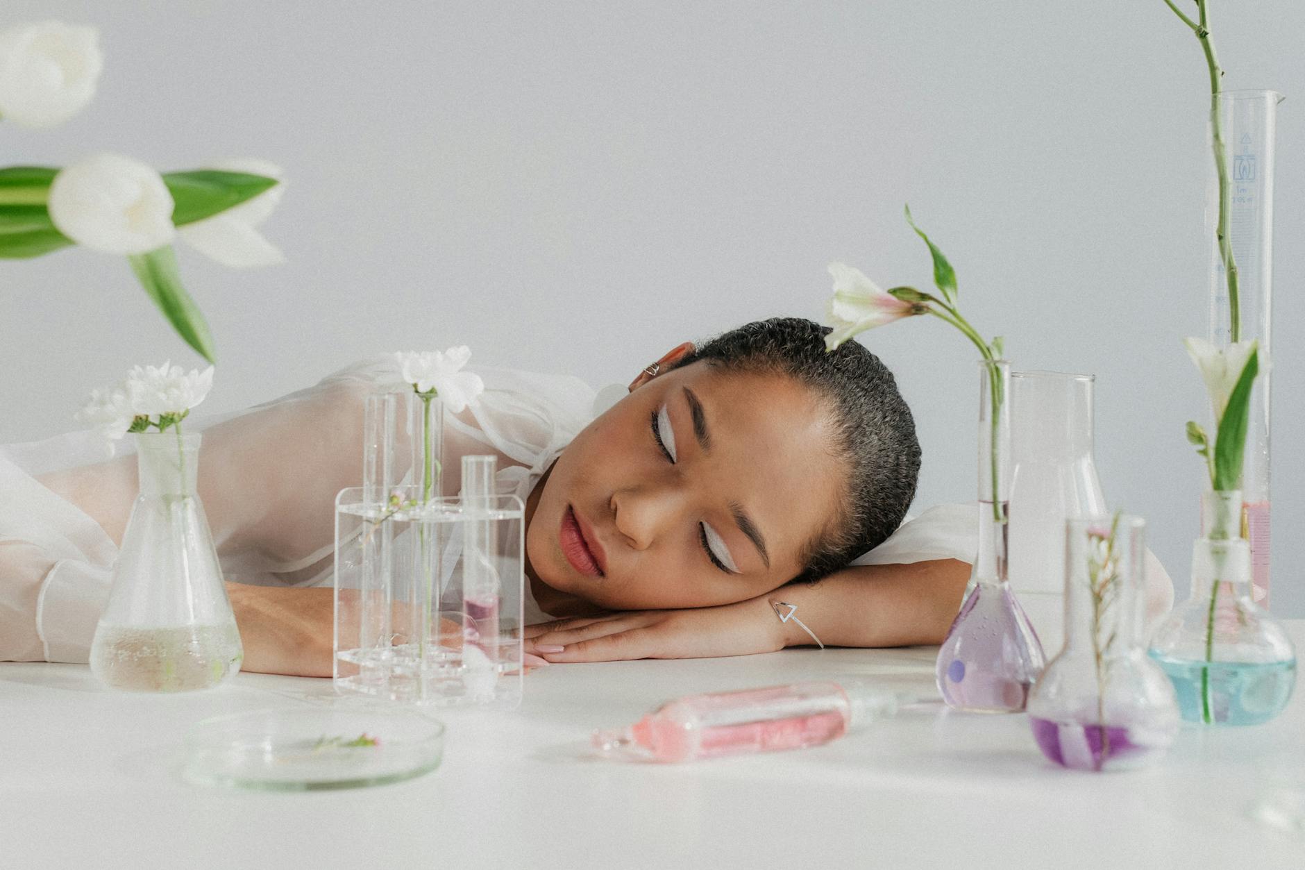 woman in science laboratory